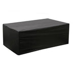 Anti-UV Waterproof Dust-proof 210D Oxford Cloth Folding Table Chairs Protective Cover Outdoor Furniture Set Cover, Size: 270*180*89cm(Black)