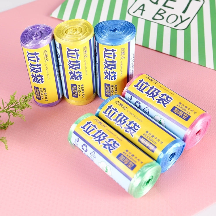 1 Rolls Household Colour Thickening Big Garbage Bags (30 PCS Per Roll), Random Color Delivery, Size:45*50cm, 1 Rolls Garbage Bag
