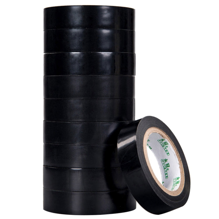 10 PCS 16mm Waterproof PVC Insulating Tare Electricians Electrical Tape