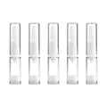 5 PCS Clear Empty Travel Portable Refillable Plastic Pump Bottle Containers, 5ml