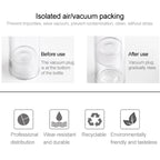 5 PCS Clear Empty Travel Portable Refillable Plastic Pump Bottle Containers, 5ml