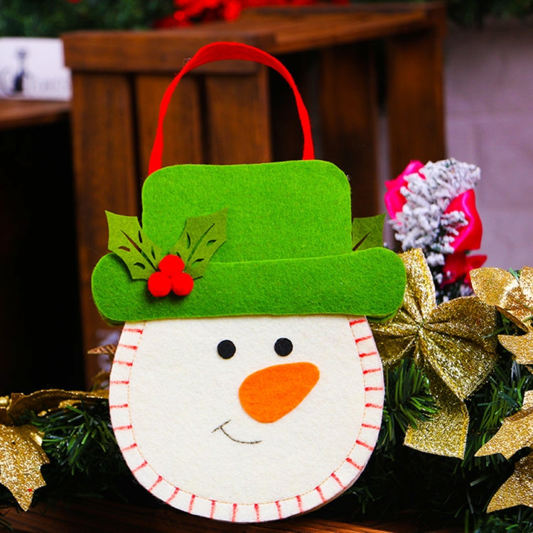 Creative Cartoon New Style Christmas Decoration Santa Gift Bag, Non-woven Fabric Apple Gifts Handbags — view 5