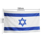 Polyester Material Israel Flag, Size: 150*90cm — Israel Flag