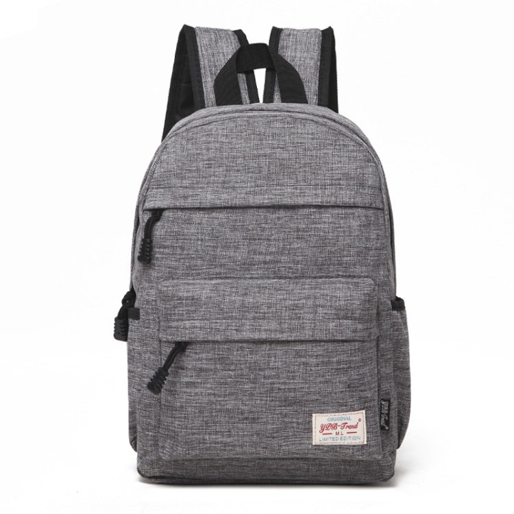 Universal Multi-Function Canvas Cloth Laptop Computer Shoulders Backpack Students Bag for 13-15 inch, Size: 36x25x10cm — view 10