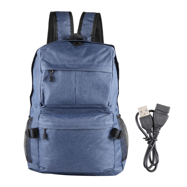 Universal Multi-Function Canvas Cloth Laptop Computer Shoulders Backpack Students Bag for 13-15 inch, Size: 36x25x10cm — view 11