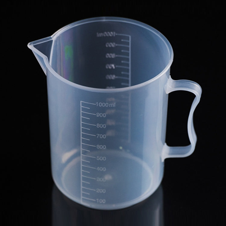 1000ml Thin Section PP Plastic Flask Digital Measuring Cup Cylinder Scale Measure Glass Lab Laboratory Tools