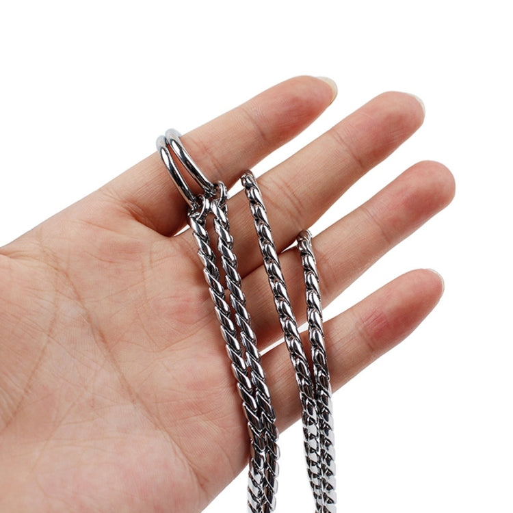 60cm Pet P Chain Pet Collars Pet Neck Strap Dog Neckband Snake Chain Dog Chain Dog Collar