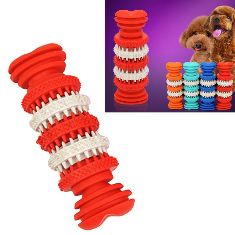Dog Toy for Pets Tooth Cleaning Chewing Toys of Non-Toxic Soft Rubber, Small Size, Length:12cm