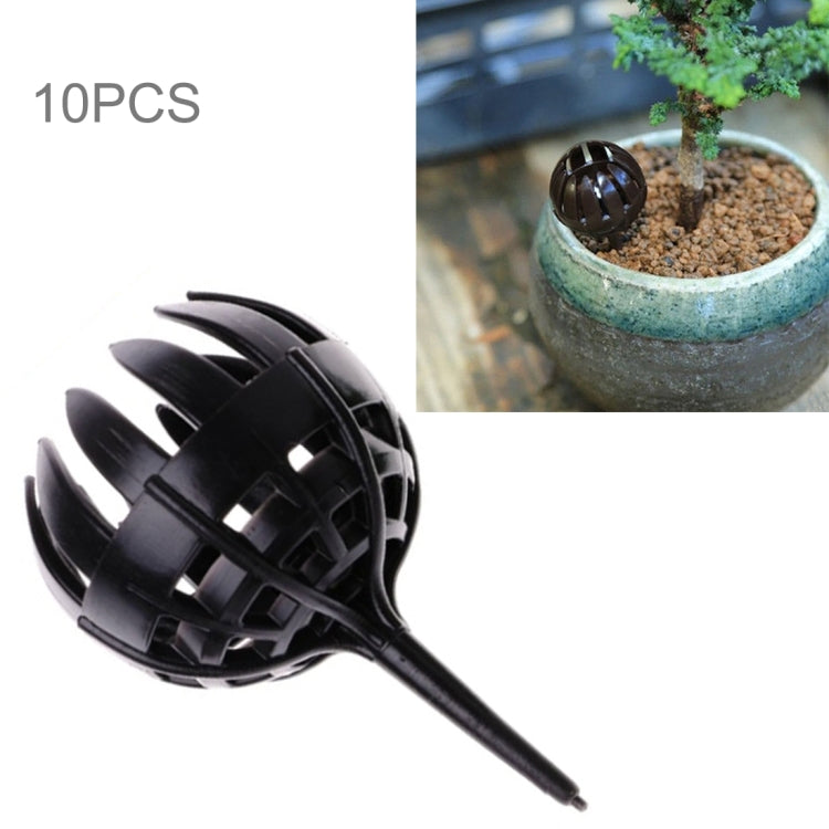10PCS Bonsai Tools Gardening Products Gardening Tools Bonsai Fertilizer Boxes, Small Size:4*2.5*2.5cm(Coffee color)