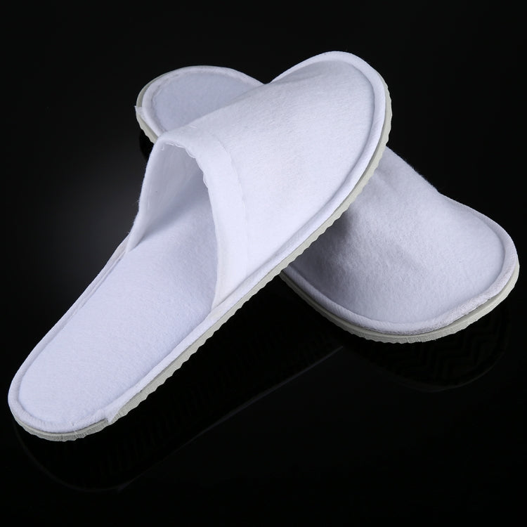 10 Pairs Hotel Supplies Portable Disposable Travel Slippers, Length: 26cm, Slippers