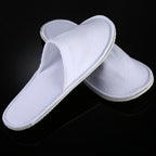 10 Pairs Hotel Supplies Portable Disposable Travel Slippers, Length: 26cm, Slippers