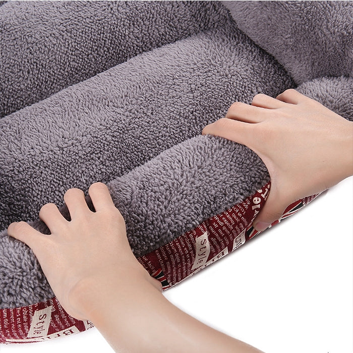 Four Seasons Genuine Warm Pet Dog Kennel Mat Teddy Pomerang Dog Mat, 110×82×20cm, Size: 3XL