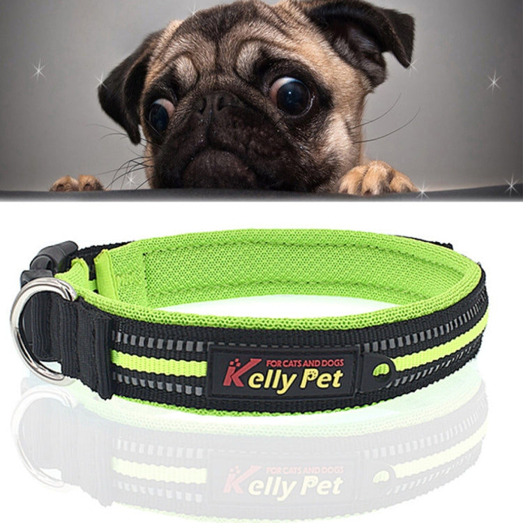 Pet Dogs Polyester Reflective Breathable Pets Collar Traction Lead Leash, Size: S, 2.0*35*40cm, Size: S, 2.0*35*40cm