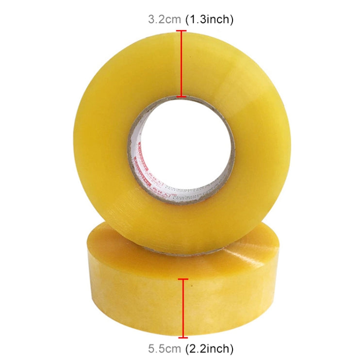 55mm Width 32mm Thickness Package Sealing Packing Tape Roll Sticker