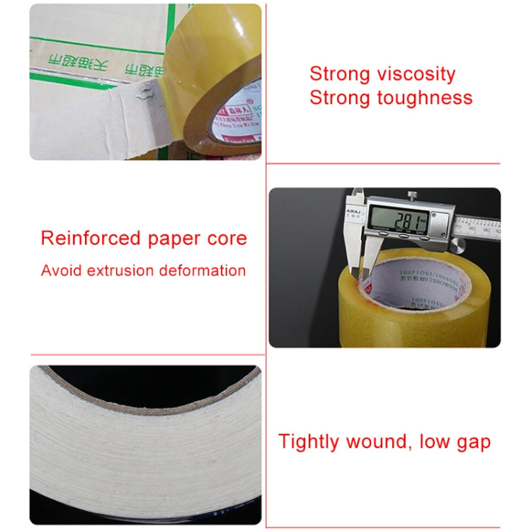 55mm Width 32mm Thickness Package Sealing Packing Tape Roll Sticker