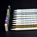 10 in 1 Creative Stationery Water Chalk Pen Watercolor Pens Scrapbooking Photo Album Metallic Art Marker Pens Gel Pen School Office Stationery