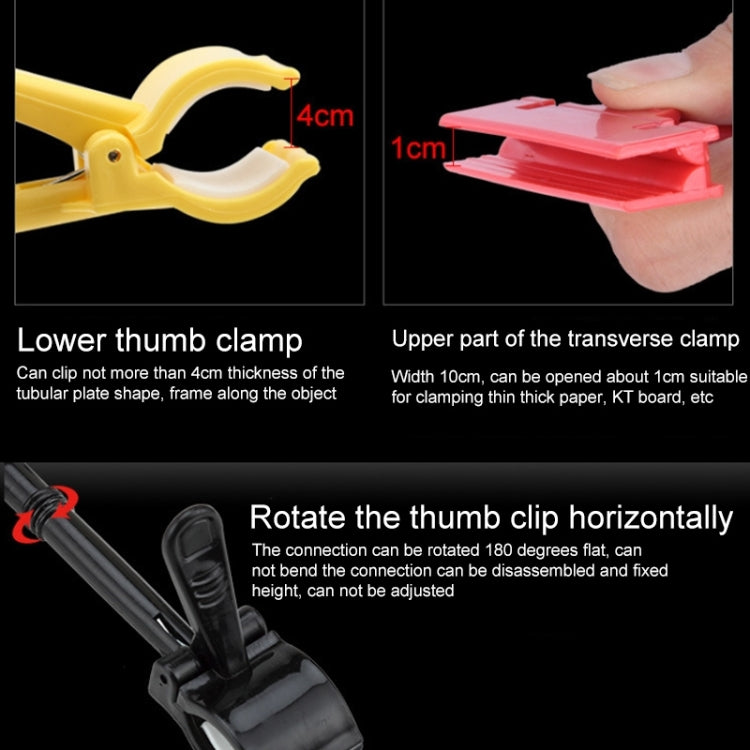 2pcs JHB01 Pop Advertising Clip Supermarket Promotional Price Tag Price Tag