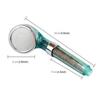 PC Negative Ions Shower Head, Size: Large, Interface: 2cm, Size: Large, , Size: Large — Size: Large,(Blue)
