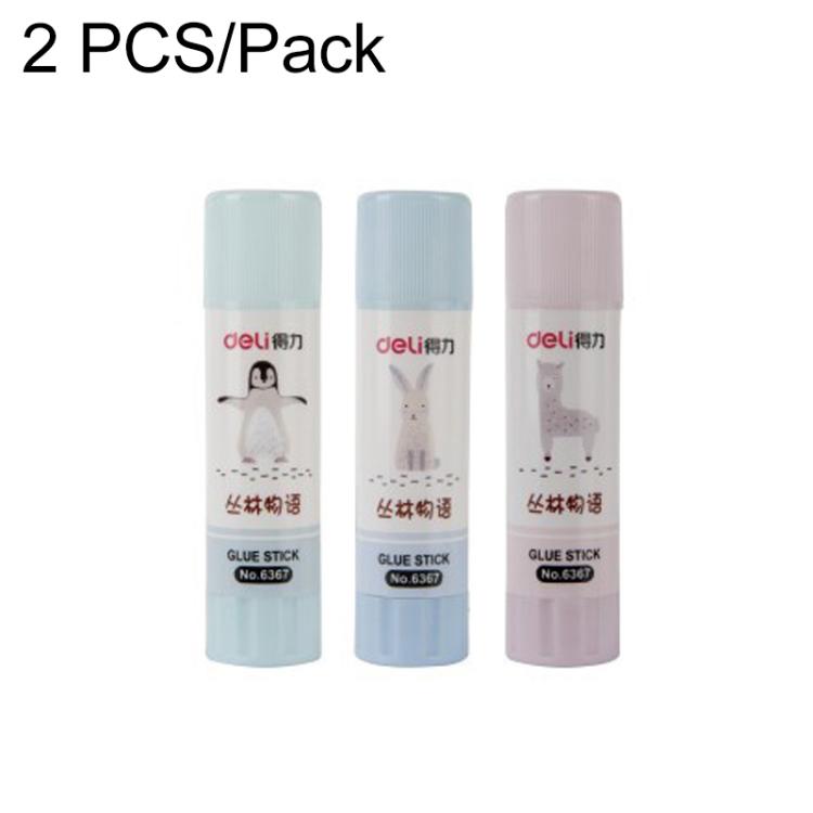 2 PCS School Supplies Solid Glue High Viscosity Glue Stick PVP Solid Glue, Random Color Delivery