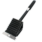 3 in 1 Copper Wire BBQ Grill Brush Long Handle Barbecue Grill Oven Cleaning Brush Cleaner
