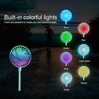 Creative Mini Hanging Neck Type Fan Outdoor LED Fan