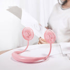 Creative Mini Hanging Neck Type Fan Outdoor LED Fan