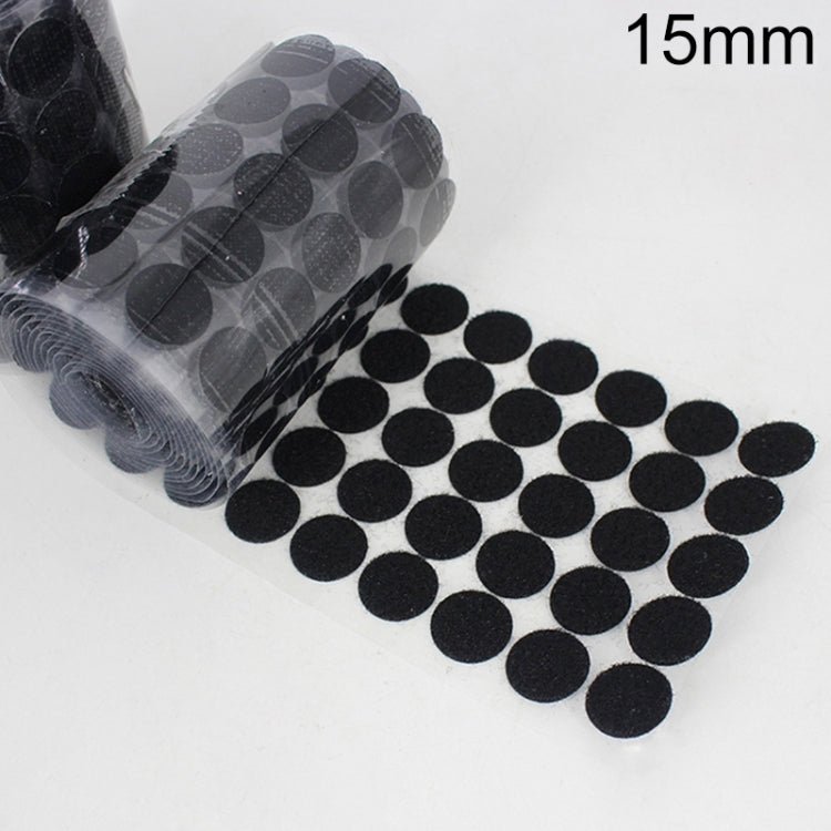 1000 PCS 16mm Round Nylon Adhesive Hook and Loop Fastener