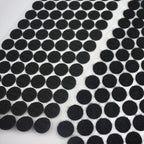 1000 PCS 16mm Round Nylon Adhesive Hook and Loop Fastener — 15mm (White)