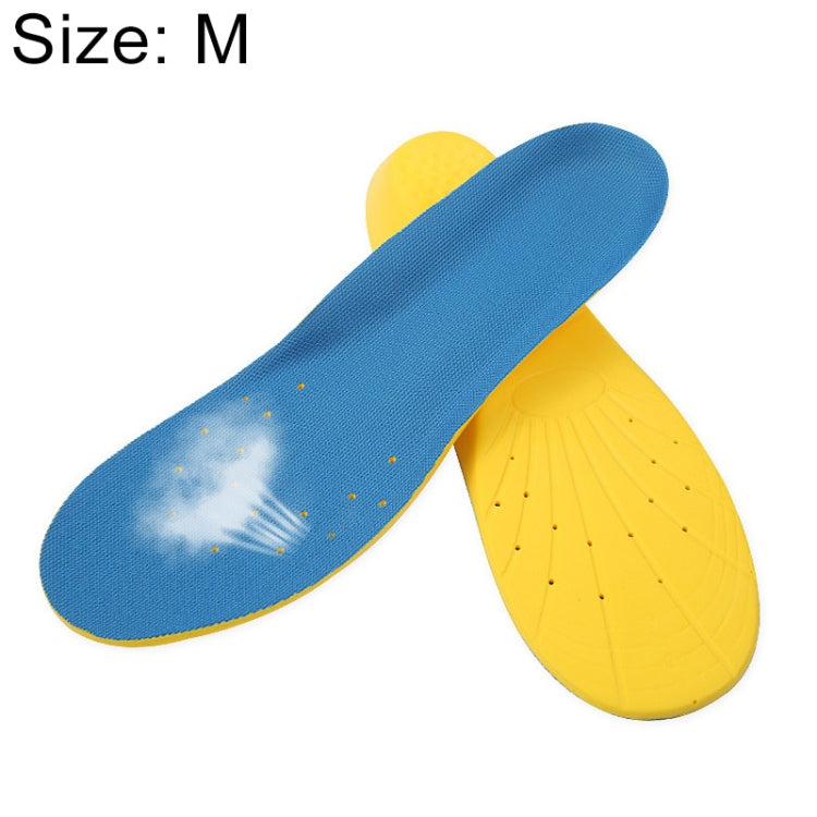 1 Pair PU Breathable Soft Sports Shock-absorbing Insole Sweat-absorbent Foot Pad Elastic Shoe Insert, Size: M(6-9 Yards) — view 8