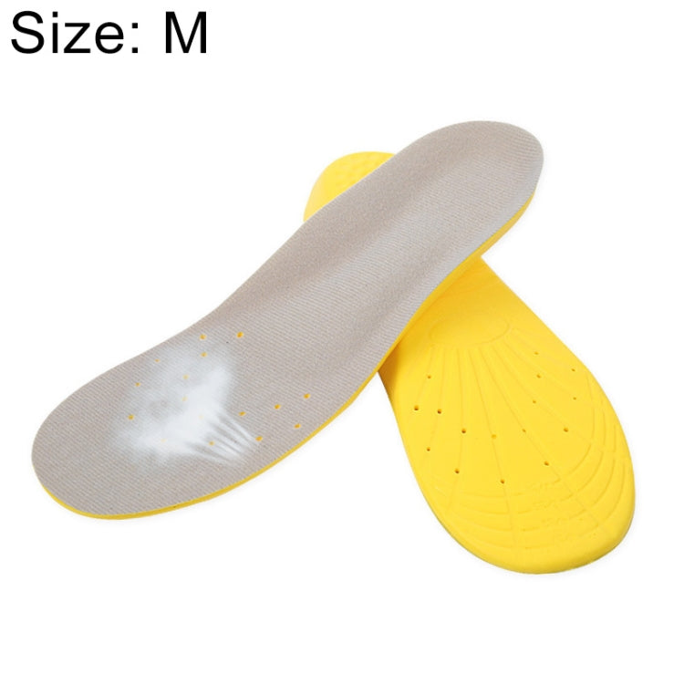 1 Pair PU Breathable Soft Sports Shock-absorbing Insole Sweat-absorbent Foot Pad Elastic Shoe Insert, Size: M(6-9 Yards) — view 9
