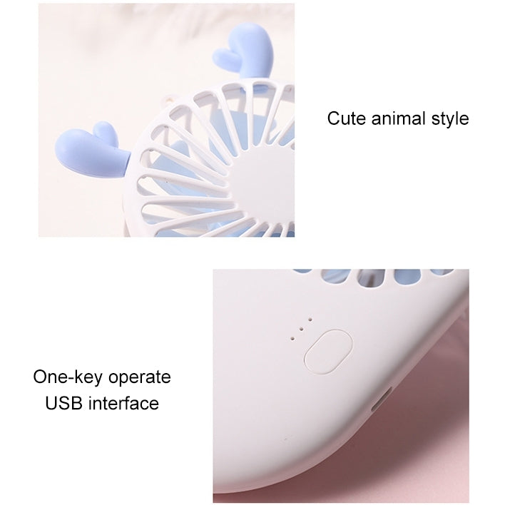 Portable Mini USB Charging Pocket Fan with 3 Speed Control — view 7