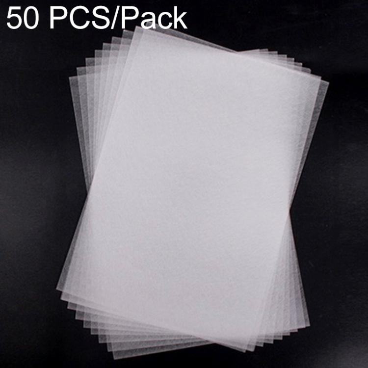 50 PCS Translucent Fine Grinding Heat Shrink Film DIY Heat Shrink Film