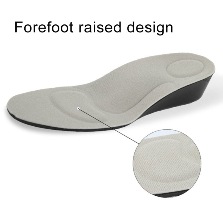 2.5cm PU Breathable Sport Height Increase Insoles