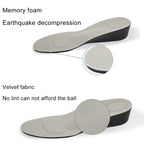 2.5cm PU Breathable Sport Height Increase Insoles