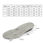 2.5cm PU Breathable Sport Height Increase Insoles