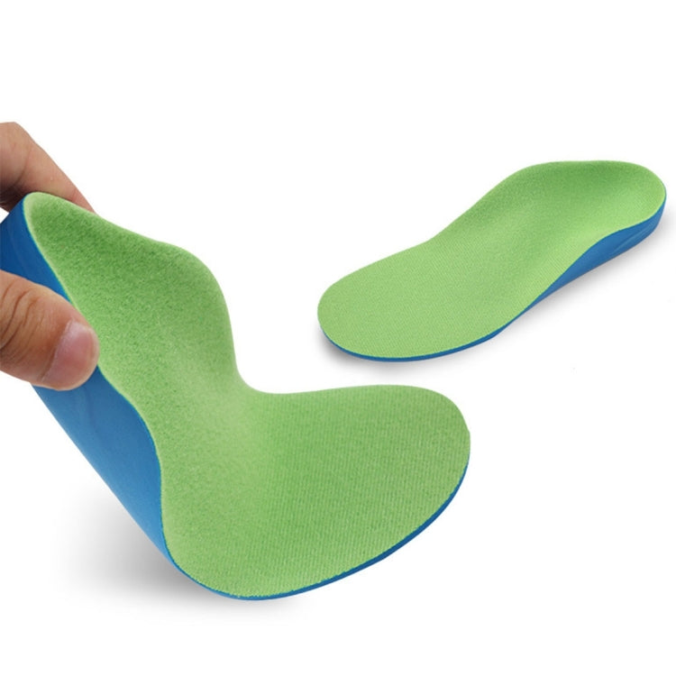 Children PU XO Leg Corrective Insole, Size: 24cm