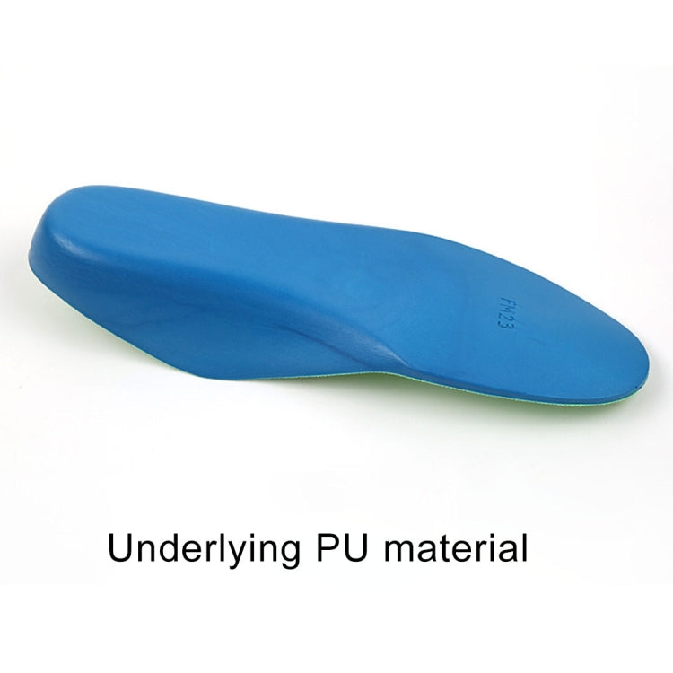 Children PU XO Leg Corrective Insole, Size: 25cm