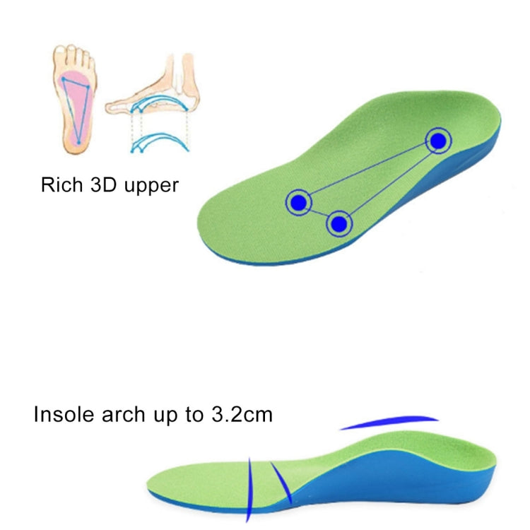 Children PU XO Leg Corrective Insole, Size: 20cm