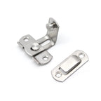 2 PCS Security Door Stainless Steel 90 Degree Right Angle Door Buckle Corner Insert
