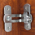2 PCS Security Door Stainless Steel 90 Degree Right Angle Door Buckle Corner Insert