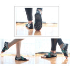 1 Pair Anti-Slip Yoga Socks Toeless Pilates Socks Ballet Yoga Pilates Barre Shoes for Women, 245-250mm Foot Length