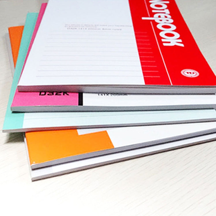 10 PCS 20 Pages A5 Soft Cover Diary Notebook Office Supply, Random Color Delivery