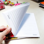 10 PCS 100 Pages A5 Soft Cover Diary Notebook Office Supply, Random Color Delivery
