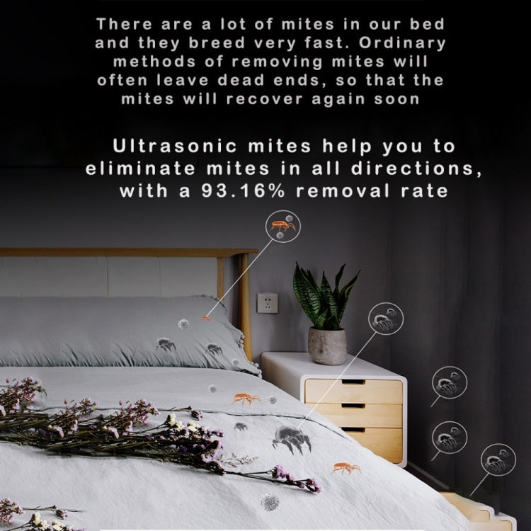 Household Wireless Ultrasonic Deodorizer Vacuum Cleaner Dust Mite Controller