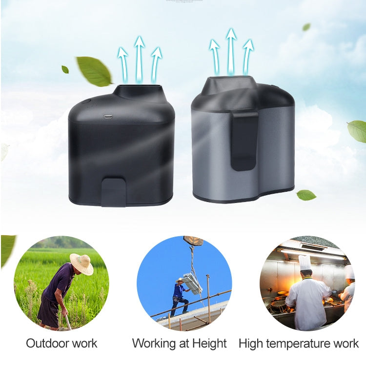 Portable Creative Hanging Waist USB Fan with Three Adjustable Wind Speed