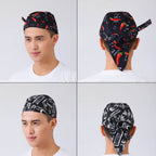 Simple Style Unisex Chef Waiter Work Cap Pirate Hat Turban Cap