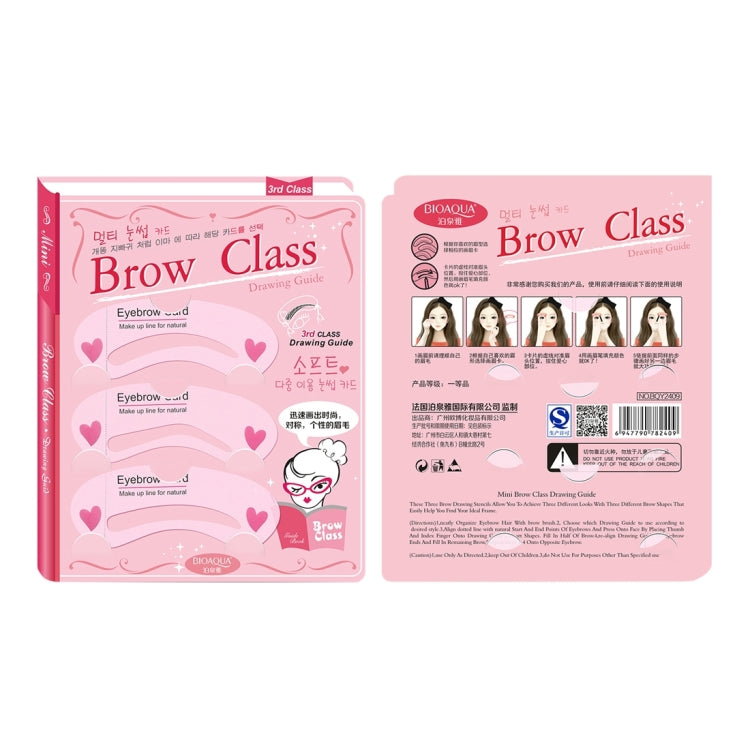 Eyebrow Stencil Shape Template Tools, 3 in 1