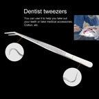 10 PCS Stainless Steel Hoe Shape Dentist Tools