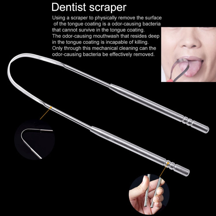 10 PCS Stainless Steel Hoe Shape Dentist Tools