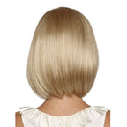 Short Straight Hair Bob Haircut Wig Chemical Fiber Hair Headgear for Women
